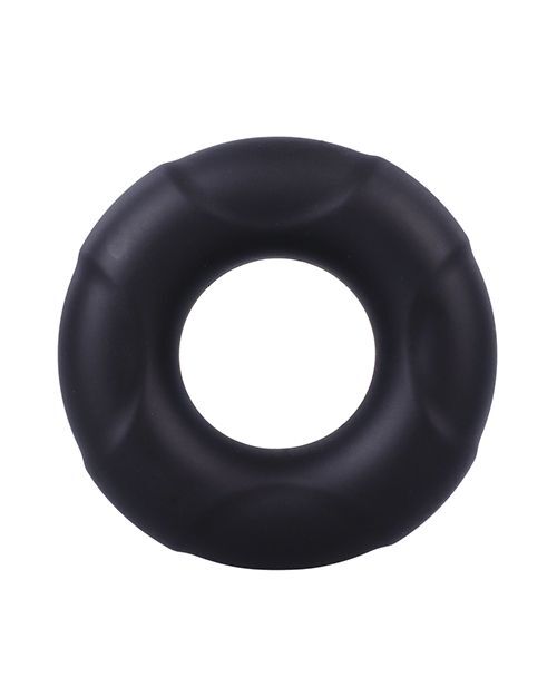 Doc Johnson Mens In A Bag Silicone penis-ring for Size & Girth – Black