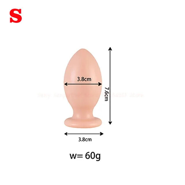 Large ButtPlug Anal Dildo Ass Plug Masturbator Beads Vaginal Stimulation Dilator