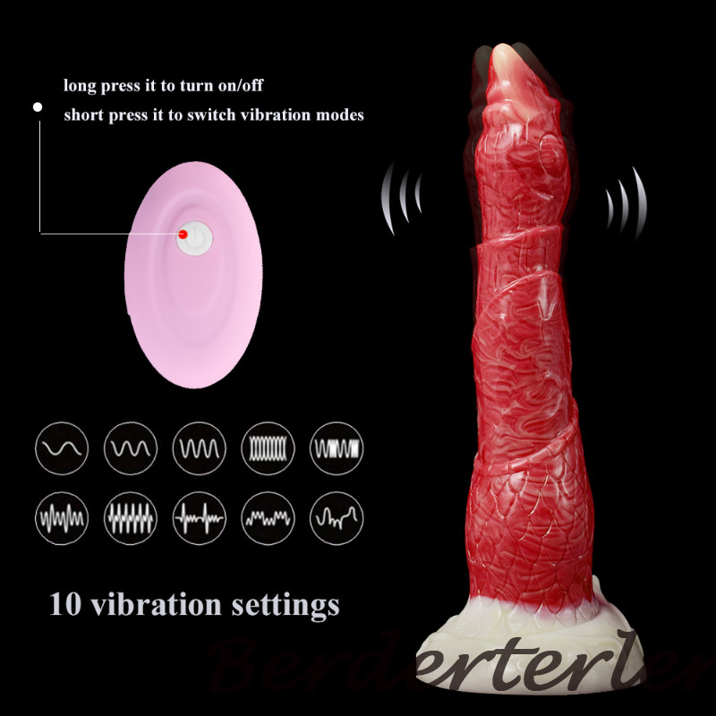NEW Remote Control Vibrator Fantasy Silicone Large Realistic Penis Dildo Sex Toy gallery