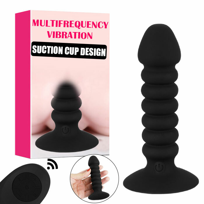 Anal-Bead-Butt-Plug-G-spot-Vibrator Dildo-Prostate-Massager-Men-Women-Sex-Toy gallery