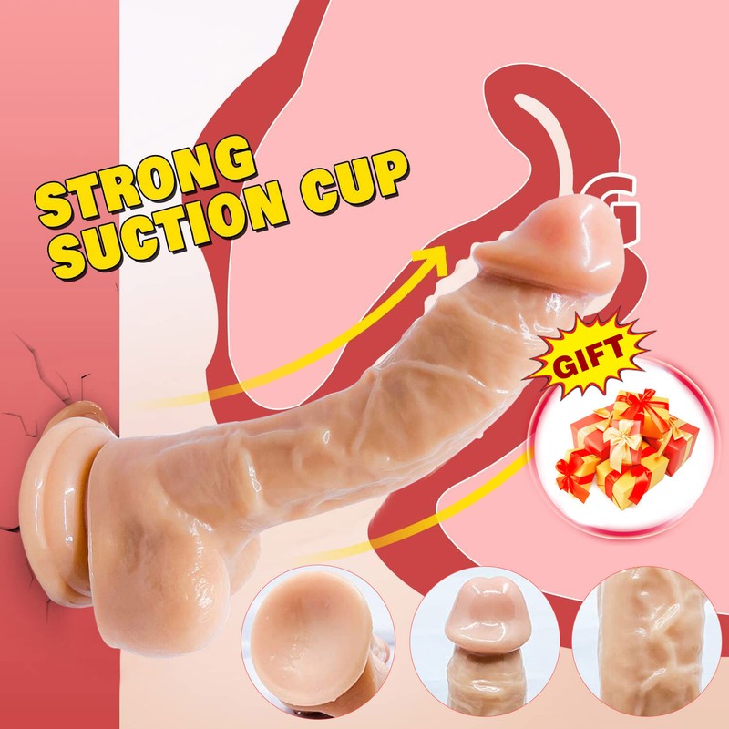 10 Inch Huge Big Dildo Suction Cup Realistic Penis Dong G Spot Sex Toy for Women