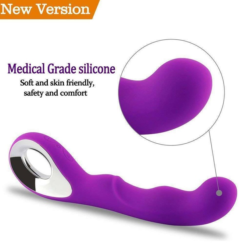 10 Modes Vibrator G-Spot Multispeed Massager Dildo with Handle Adult Sex Toys US gallery