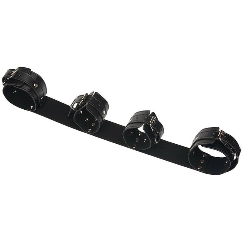 BDSM Bondage Leg Spreader Bar Ankle Wrist Handcuffs Restraint Leg Opener Sex Bar