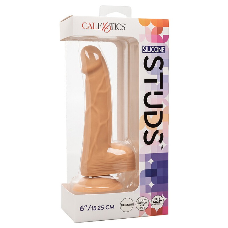Silicone STUDS Realistic Dildo w/ Balls💋Real Life Like Suction Cup Sex Toy Dong