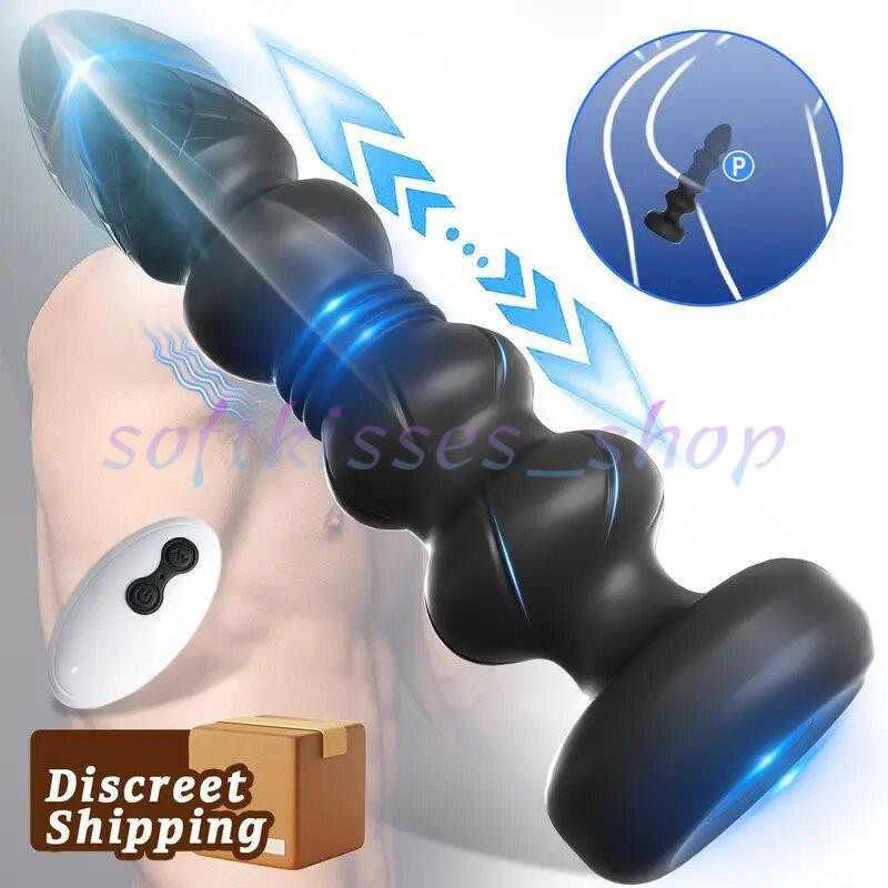 Sex Toys for Women Men Thrusting Anal Vibrator Prostate Massager Anal Butt Plug