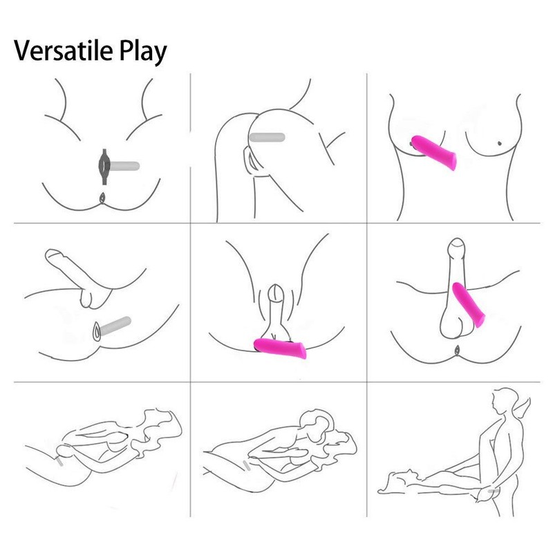 Wireless Rechargeable Mini Vibrating Bullet Vibrator Foreplay Sex Toy for Couple gallery