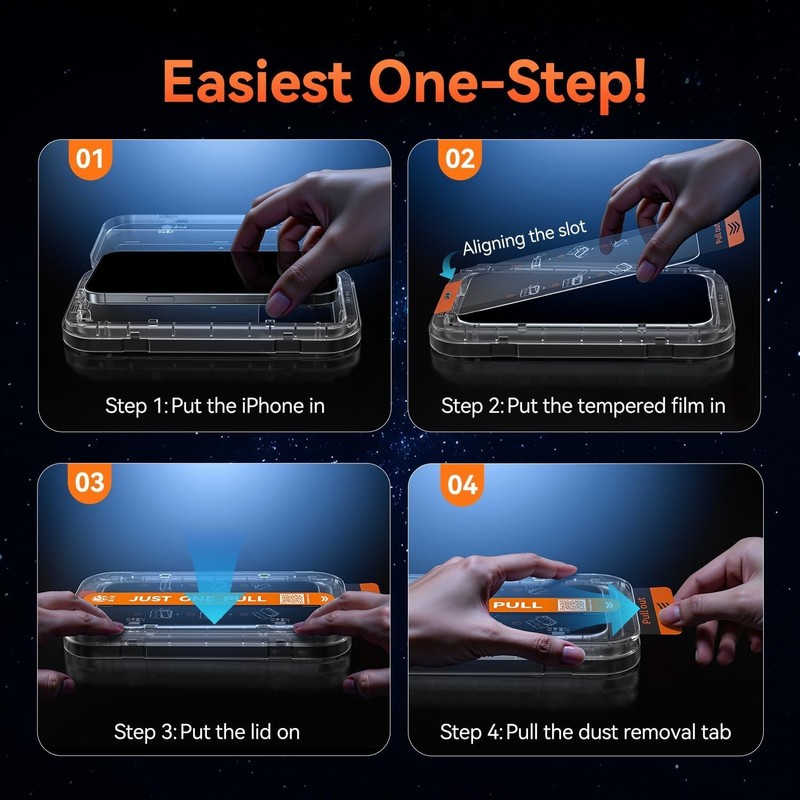 Edge to Edge Coverage Screen Protector for iPhone 15 16 with Anti Smudge Finish gallery