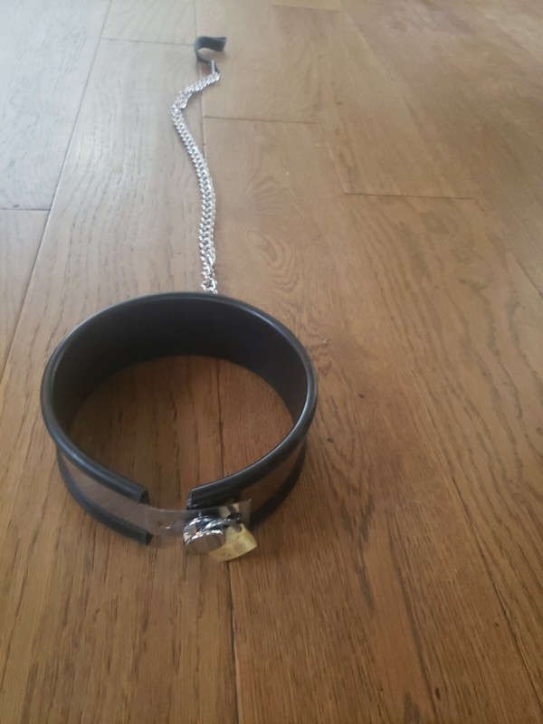 Chained Slave Collar with Leash BDSM Bondage Gear Sex Toy Dominant Submissive