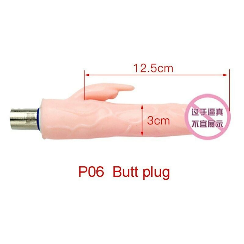 4PCS Sex Machine Attachment 3XLR Attachment Dildo For Women Lady Feamale US gallery