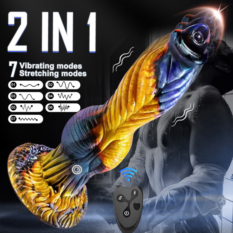 Realistic Thick Big Dildo Thrusting Vibrator Monster G-spot Sex Toys for Women