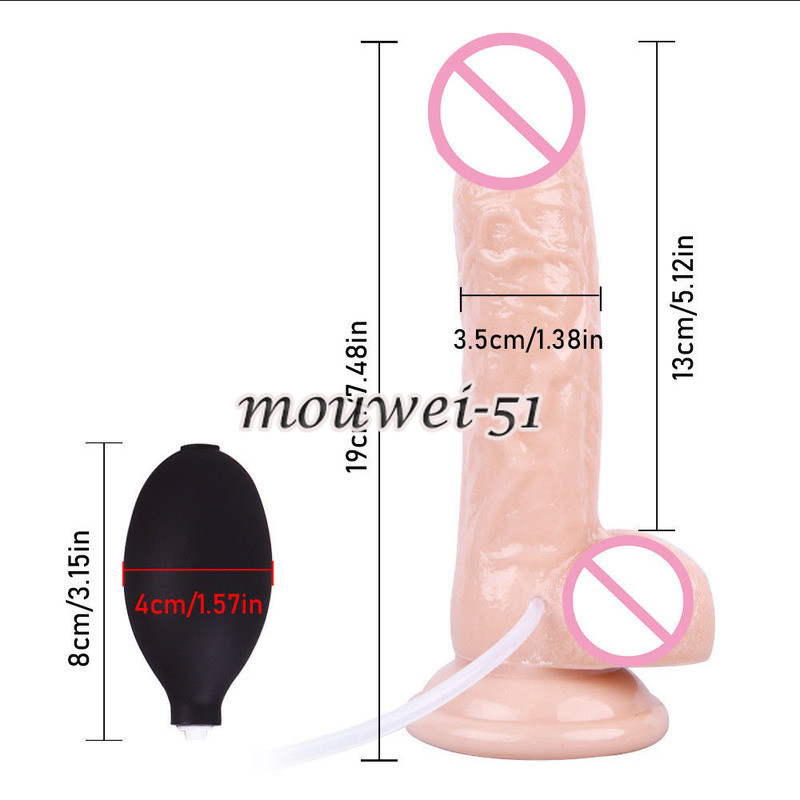 Ejaculating Dildo Realistic Penis Spraying Suction Cup Dildos Sextoy Adult Toys gallery