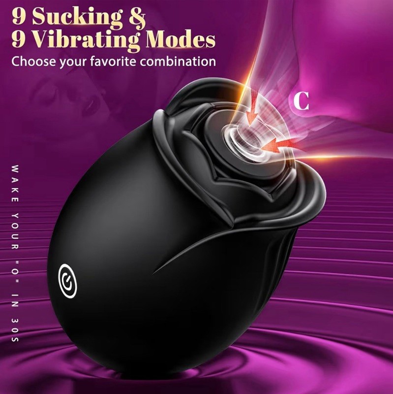 Rose Sex Toy - APP Rose Vibrator for Women Sex Toys with 9 Sucking/Vibrating gallery