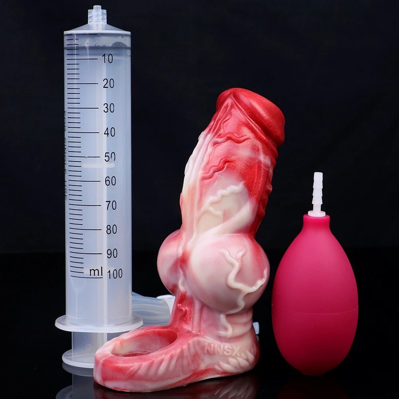 Large Knot Penis Enlargement Sleeve Squirting Ring Water Pump Delay Ejaculation gallery