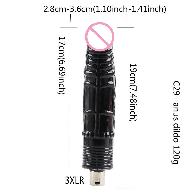 Lot Types Traditional Sex Machine A2 / F2 Attachment 3XLR with Dildo Suction Cup