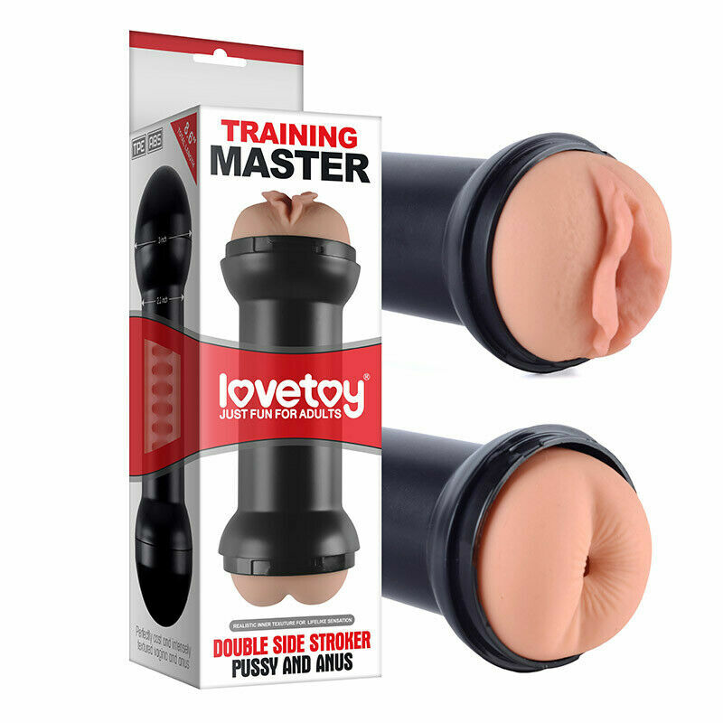 Lovetoy Lata Masturbador Masculino Doble Vagina & Ano Suave Textura Realista