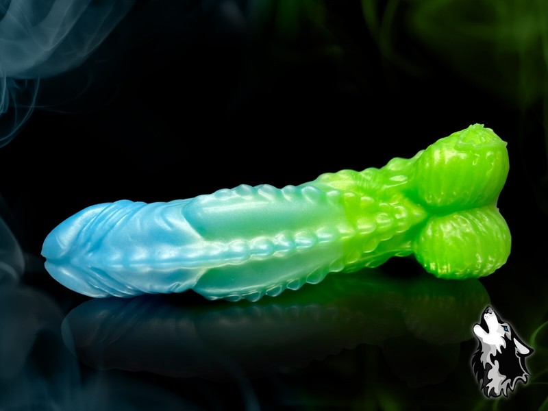 Fantasy Demon Devil Dildo 12 inch platinum silicone extreme realistic sex giant