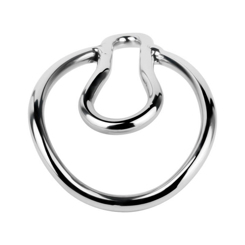 Designed Male Penis Metal Stretcher Ring FUFU Clip Chastity Enhancer Stay Device gallery