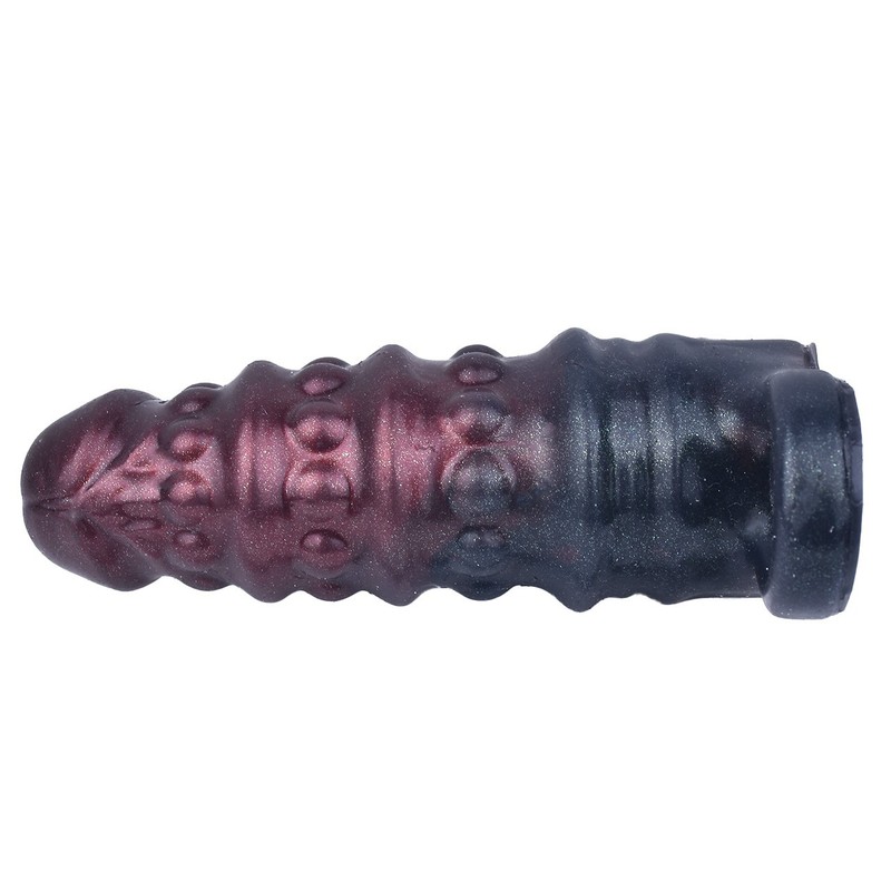 5.78'' Fantasy Cock Sleeve Male Penis Enlarge Sheath Enhancer Bigger for Men gallery