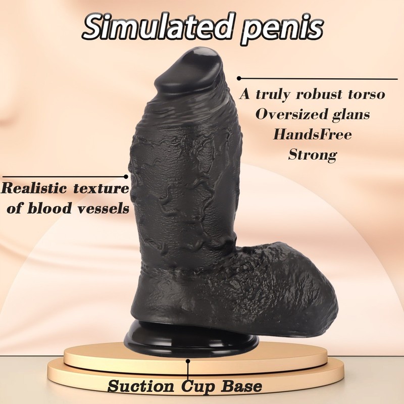 Huge-Dildo-Dong-G-spot-Thick-Silicone-Realistic-Big-Penis-Anal-Toy-For-Women gallery