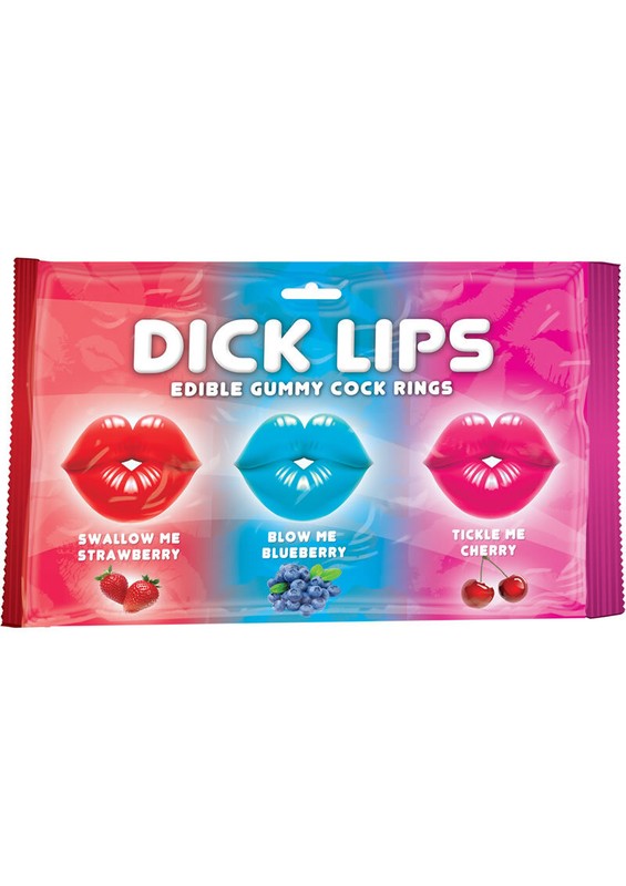 Dick Lips Gummy Cock Rings 3`s