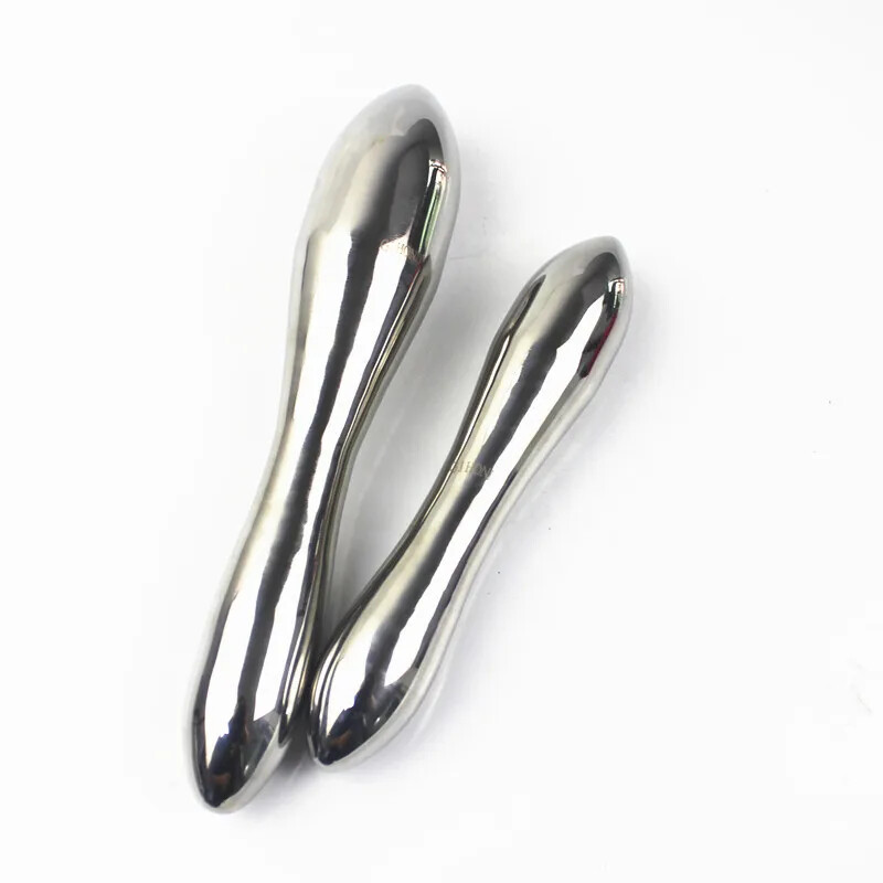 7 Sizes Stainless Steel Anal Plug Double Heads Anus Dilator Butt Plug Anal Dildo gallery