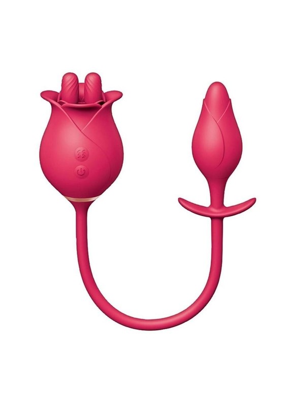 Clit-Tastic Tulip Clitoral Vibrator - Red gallery