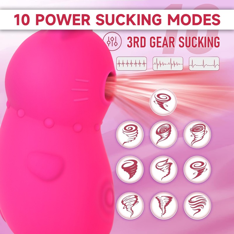 Clit Licking Sucking Vibrator Oral Sex Toy Waterproof for Women Adult Gifts gallery