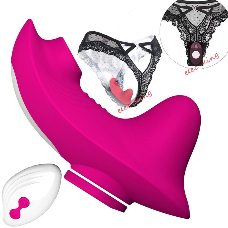 Sucking Vibrating Women Panties Massager Wireless Remote Control Underwear US gallery