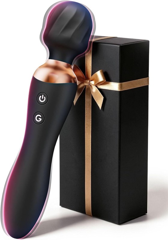Sex Toys Women, Dual-Ended Dildo Vibrator Wand, 24 Vibration Patterns, Powerful