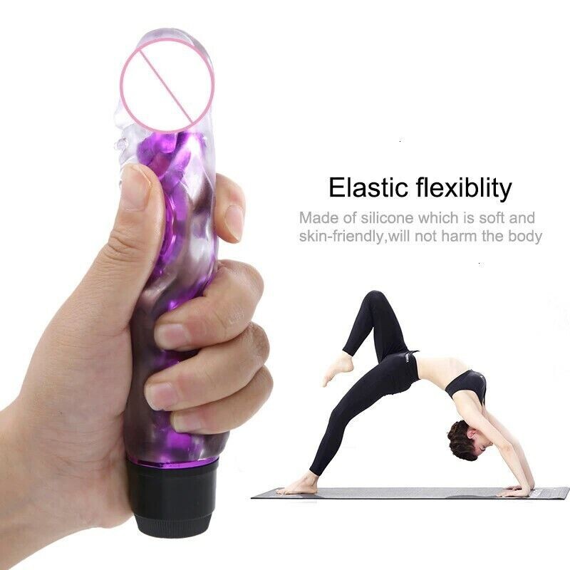 Sex Toys For Women Rechargeable G-Spot Clit Vibrator Dildo Massager Adult Purple gallery