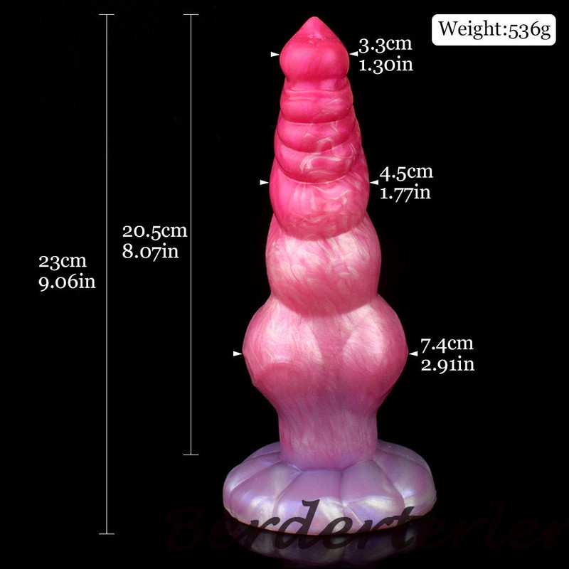 Curved Thread Knot Dildo For Woman Silicone With Suction Cup Penis Dick Sex Toys gallery