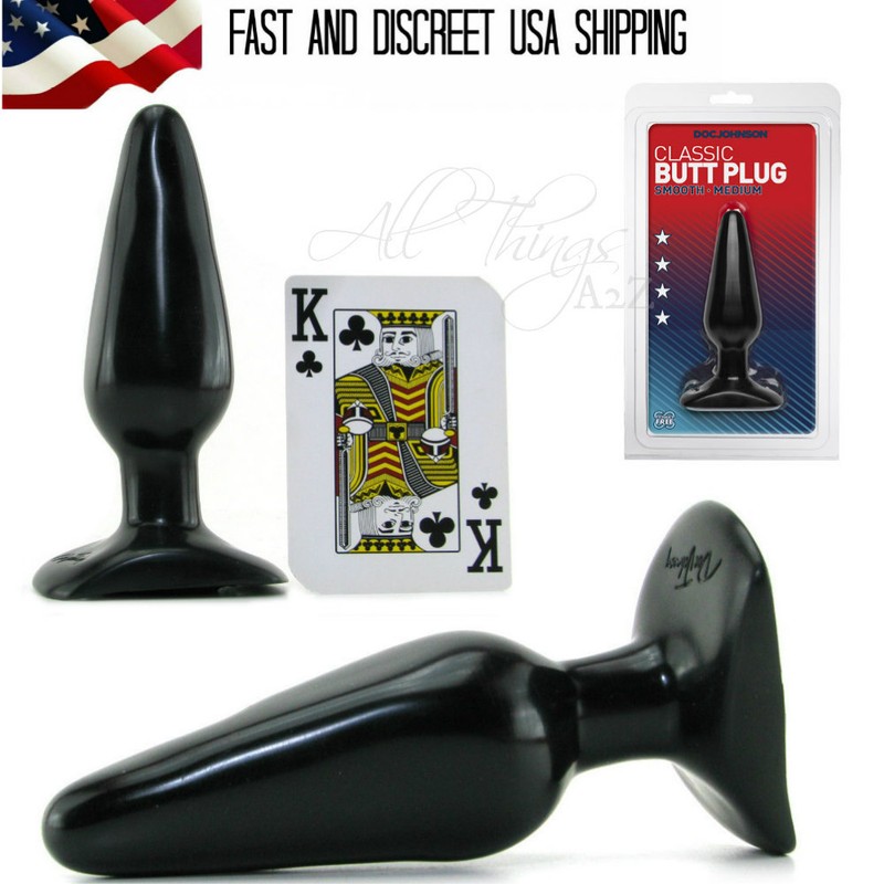 Butt Plug Anal Toys Toy Massager Plug Stimulation Anus Black Waterproof Tapered