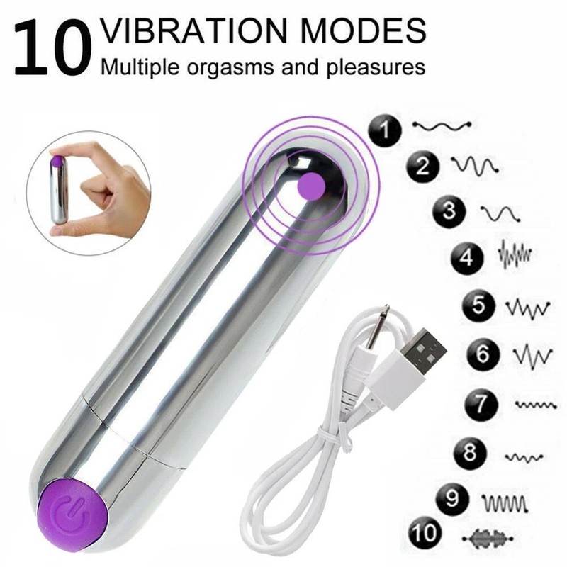 Rechargeable-Mini-Bullet-Vibrator-G-spot-Clit-Dildo-Massager-Sex-Toys-for-Women