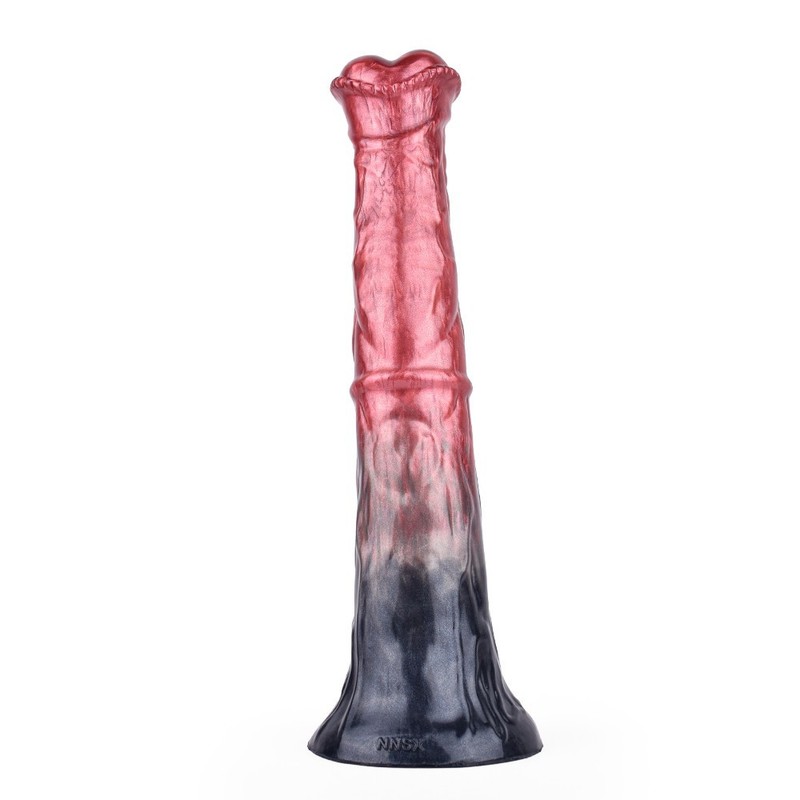 Women Fantasy Long Dildo Silicone Knot Penis Suction Cup Large Anal Plug Sex Toy