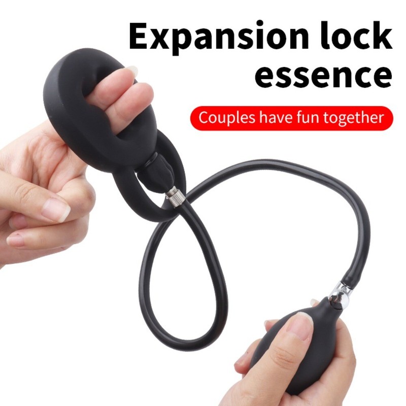 Cock Rings Inflatable Penis Sleeve for Penis Enlargement Exerciser Male Extender gallery