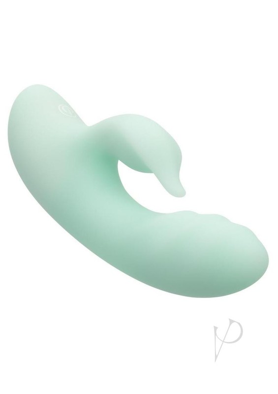 Pacifica Polynesia Rechargeable Silicone Dual Vibrator - Teal gallery