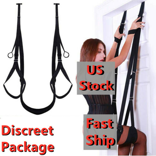 BDSM Sex Swing Hanging Door Love Position Handcuffs Bondage Adult Couple SM Toy