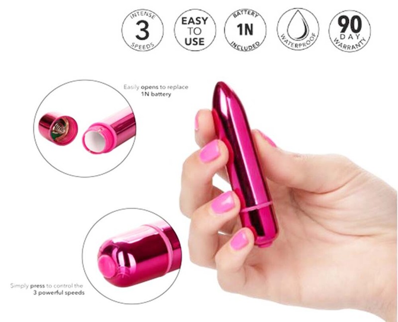 Seamless Discreet Vibrator Long Lasting Intense Powerful Speeds Waterproof Vibe