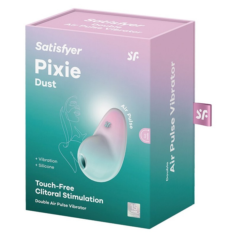 Satisfyer Pixie Dust Clitoral Stimulator Vibrator – Clitoris Sucker, Waterproof