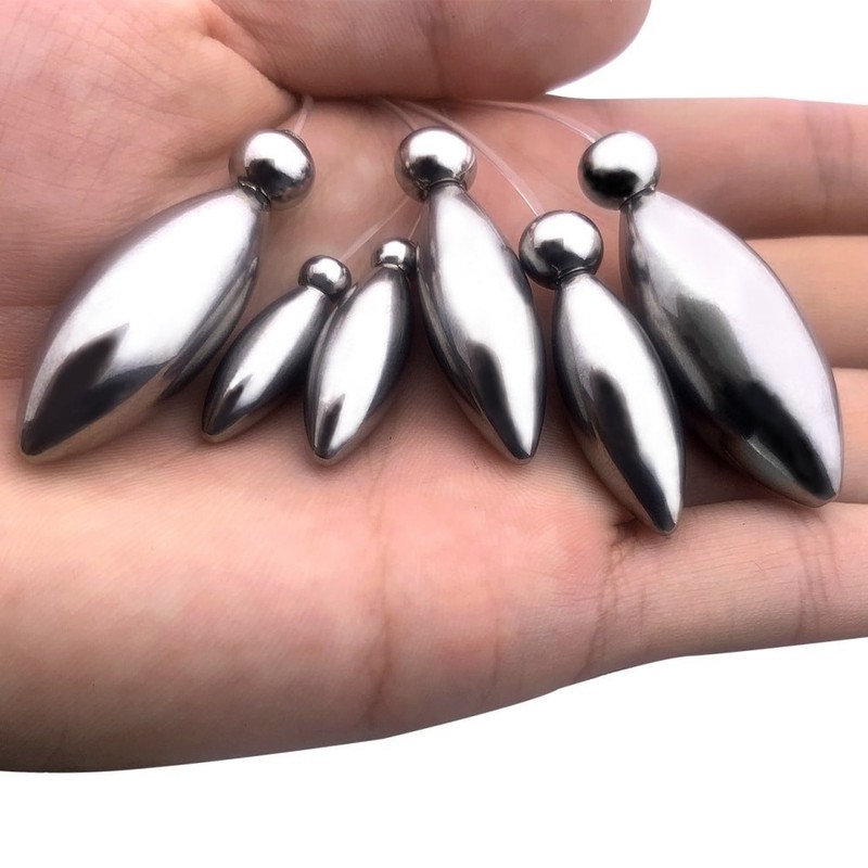 6Pcs Stainless Steel Urethral Sounding Rod With Ring Anal Plug Massager Set gallery