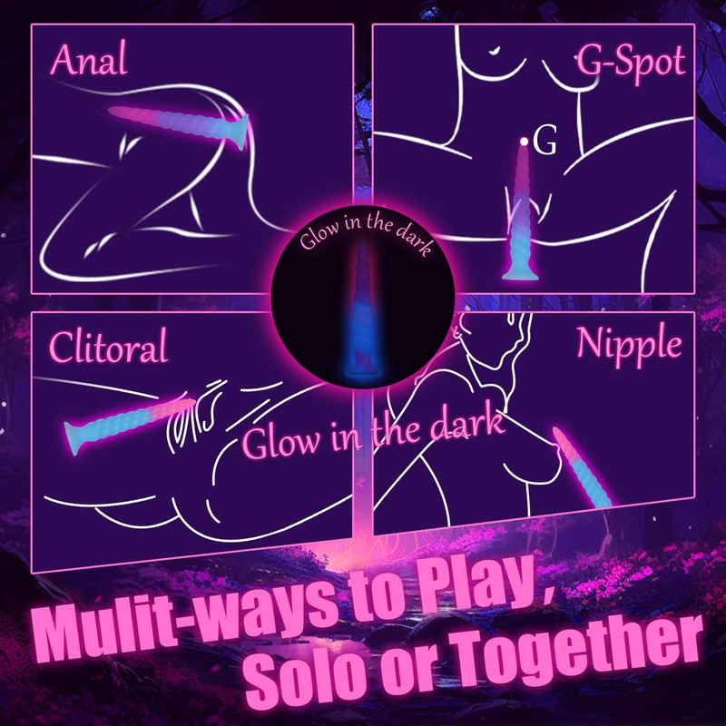 Anal Sex Toys Monster Dildo - 9.4" Long Butt Plug, Anal Toy for G-spot and Prost gallery