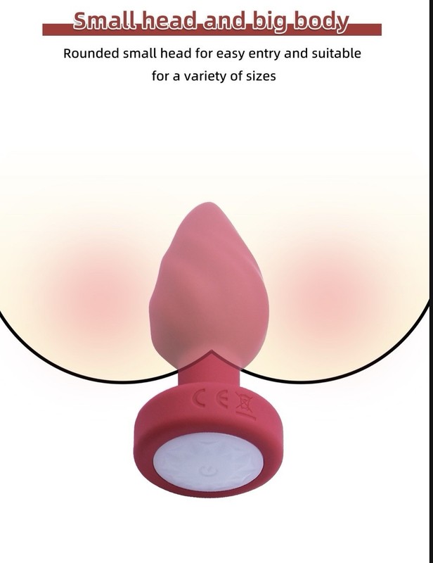 Anal Plug With Multicolor LED Lights Silicone Butt Plus Ring Remote gallery