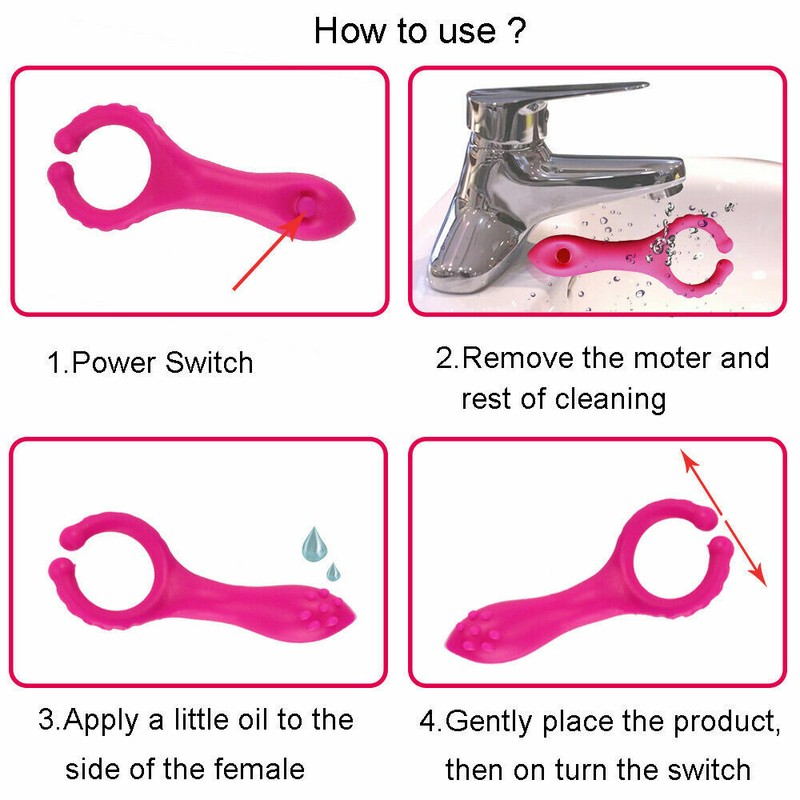 Female-Nipple-Clamps-Vibrator-Electric-Clit-Massager-Oral-Sex-Toys-for-Women-Men gallery