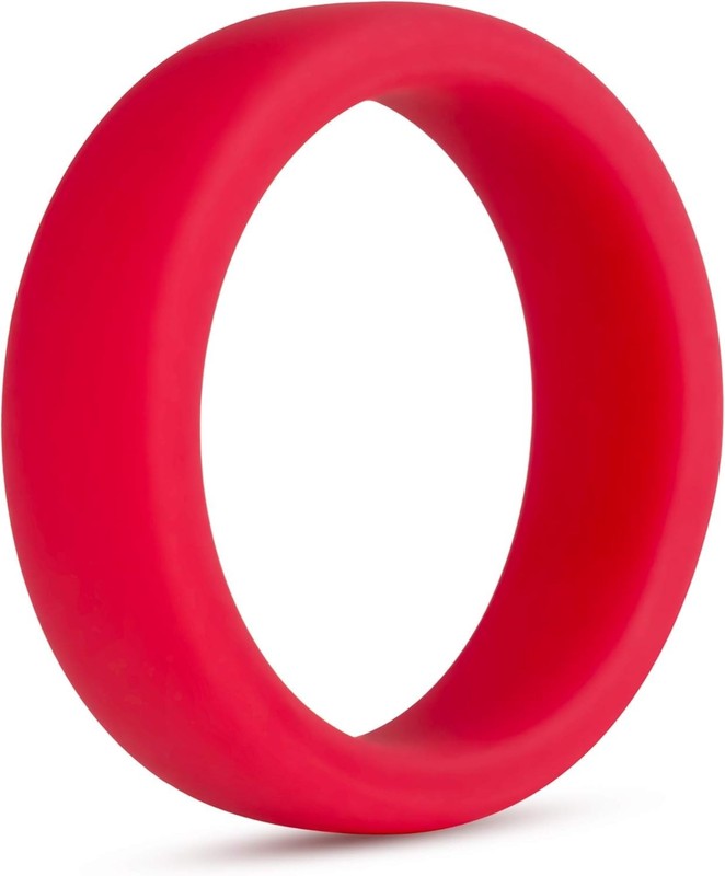 Performance Silicone Pro Cock Ring 1.5 Inch Width Red Soft Pliable Design gallery