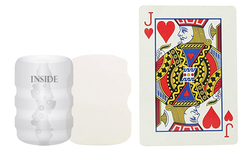 Masturbator Stroker Sleeve for Men Ribbed Pocket Pussy Male Masturbation Sex Toy