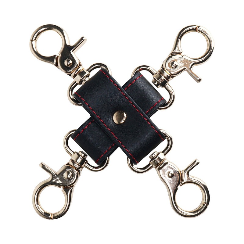 4-Way Cross Connector Adjustable Bondage Restraints BDSM Handcuffs Ankle Cuffs gallery