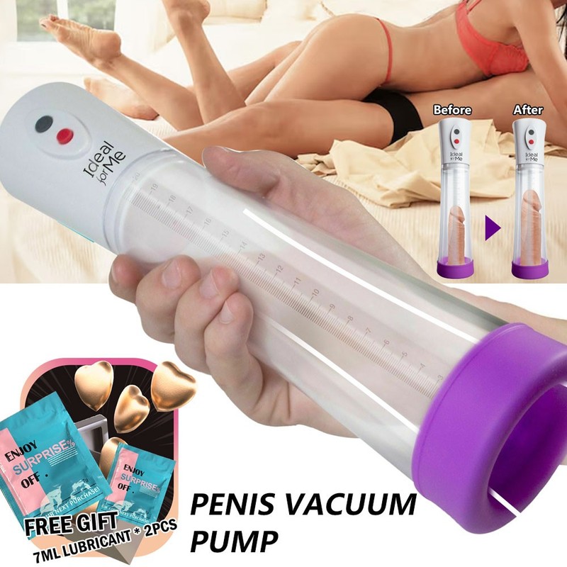 Male Penis Vacuum Sucking Pump Rechargeable Penis Enhancer Enlarger Sex-Toys Men
