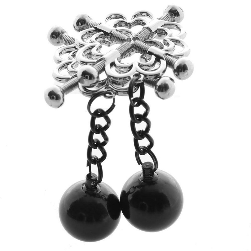 Weighted Nipple Breast Clamp Adjustable Multi-purpose Non-Tarnish Heavy Duty