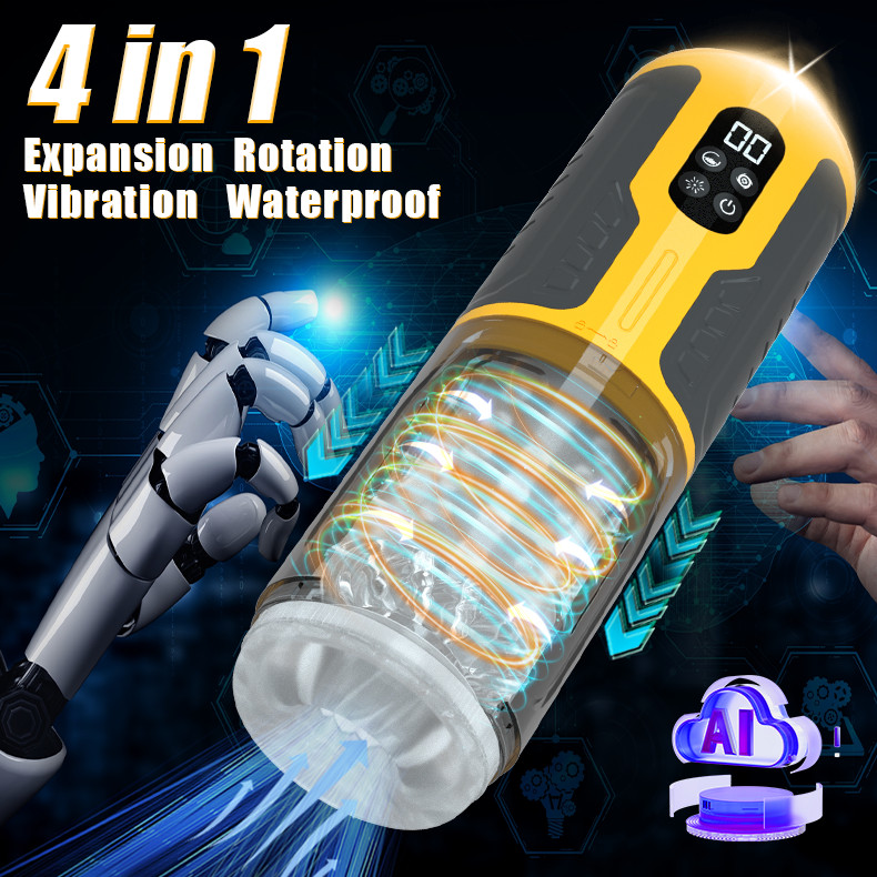 Male Masturbaters Automatic HandsFree Sucking Cup Thrusting Stroker Men Sex Toy gallery