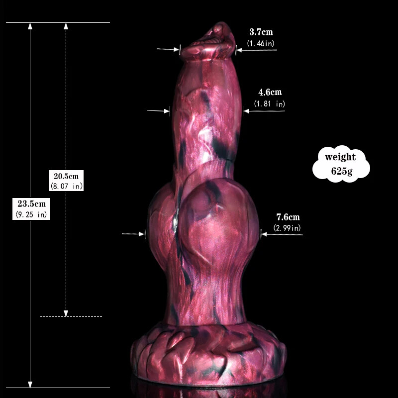 Big Knot Dildo with Powerful Suction Cup Giant Soft Penis Anal Plug toys gallery